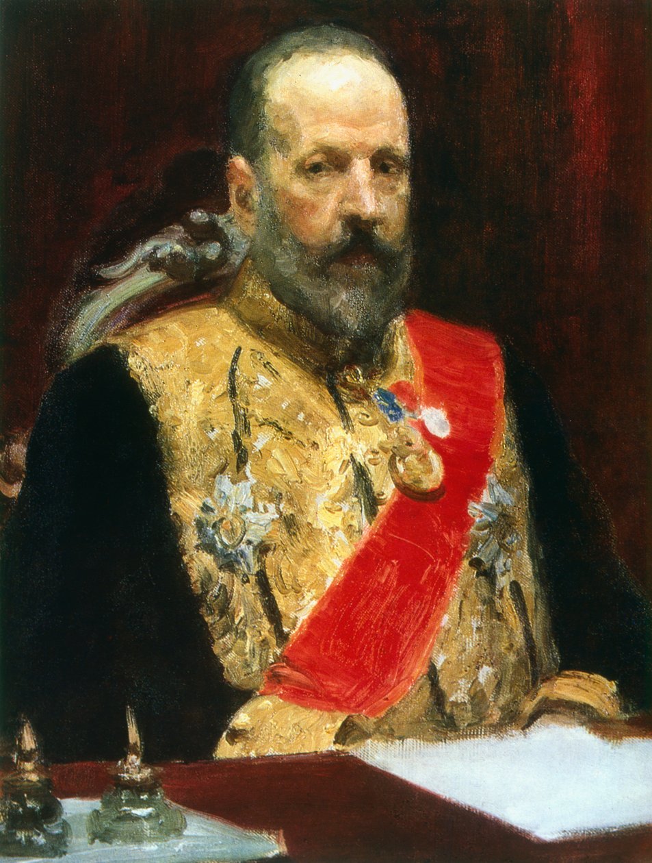 Witte gróf, orosz államférfi, 1901-1903 alkotó: Ilya Efimovich Repin