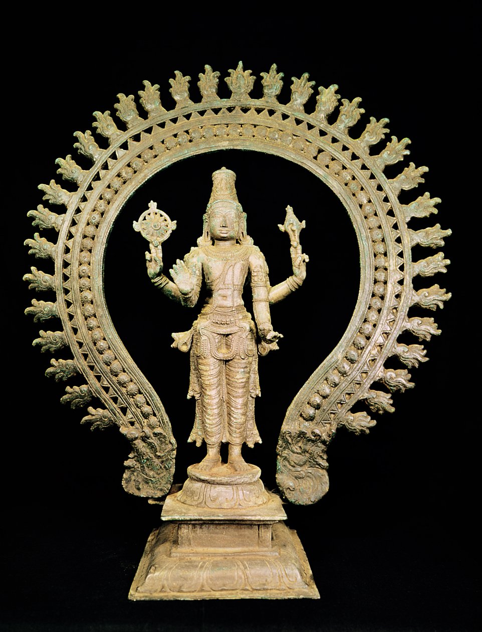 Visnu, késői chola (bronz) alkotó: Indian School