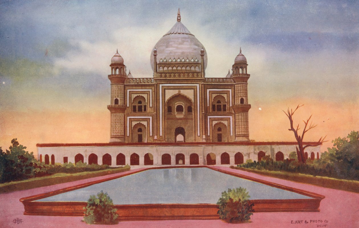 Safdar Jang sírja, Delhi (színes fotó) alkotó: Indian photographer