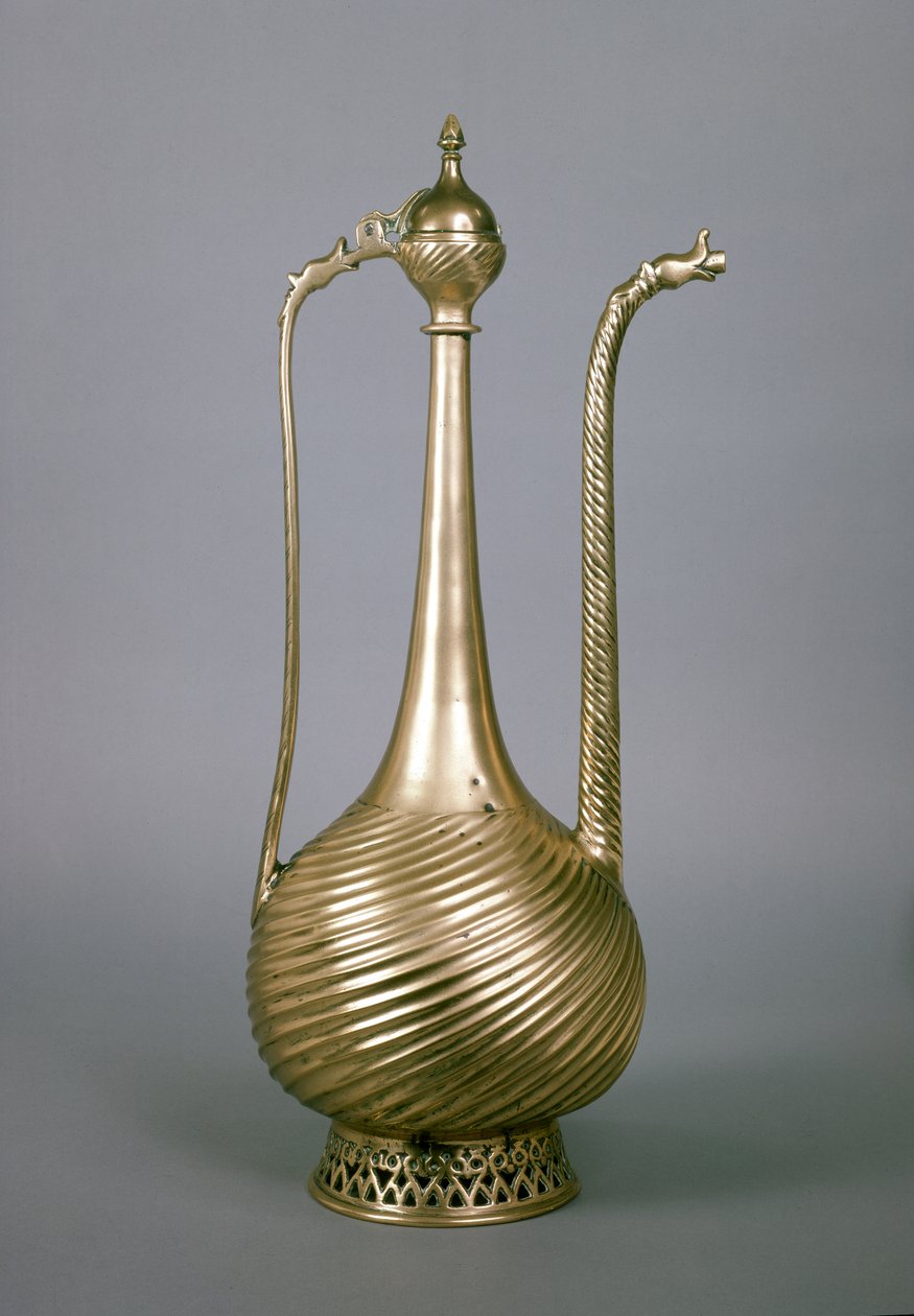 Ewer, Indiai szubkontinens, 16. század (réz) alkotó: Indian School