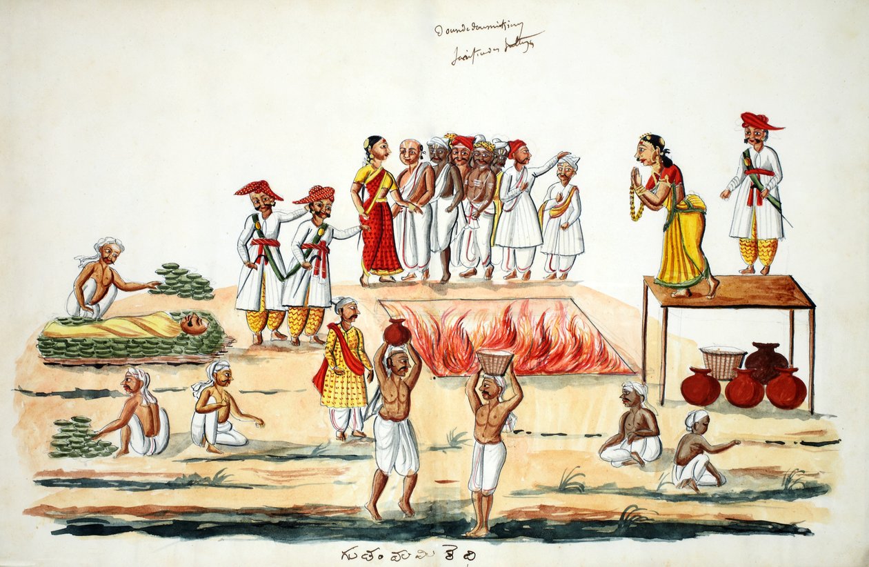 Temetés (wc papíron) alkotó: Indian School