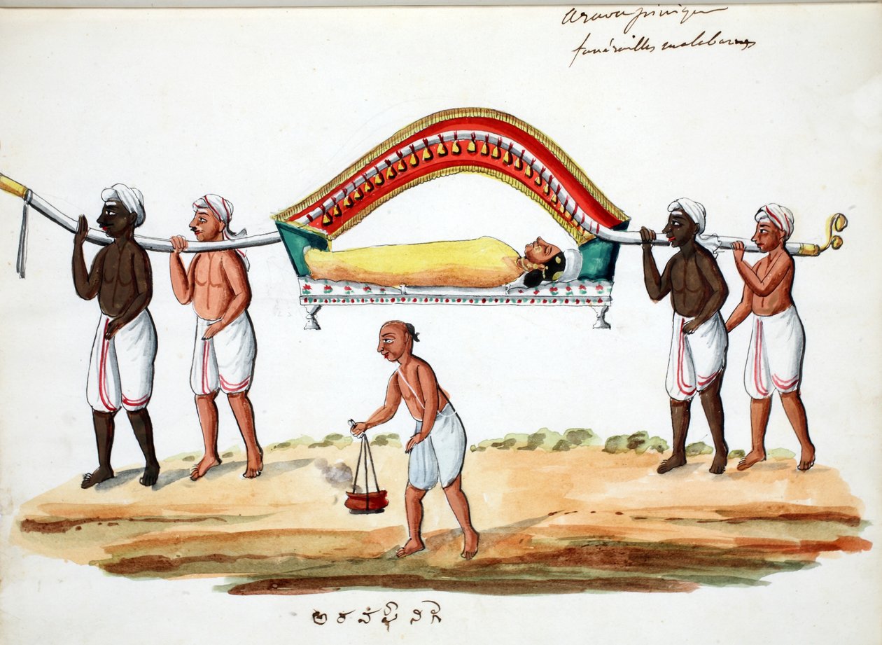 Temetési körmenet (wc papíron) alkotó: Indian School