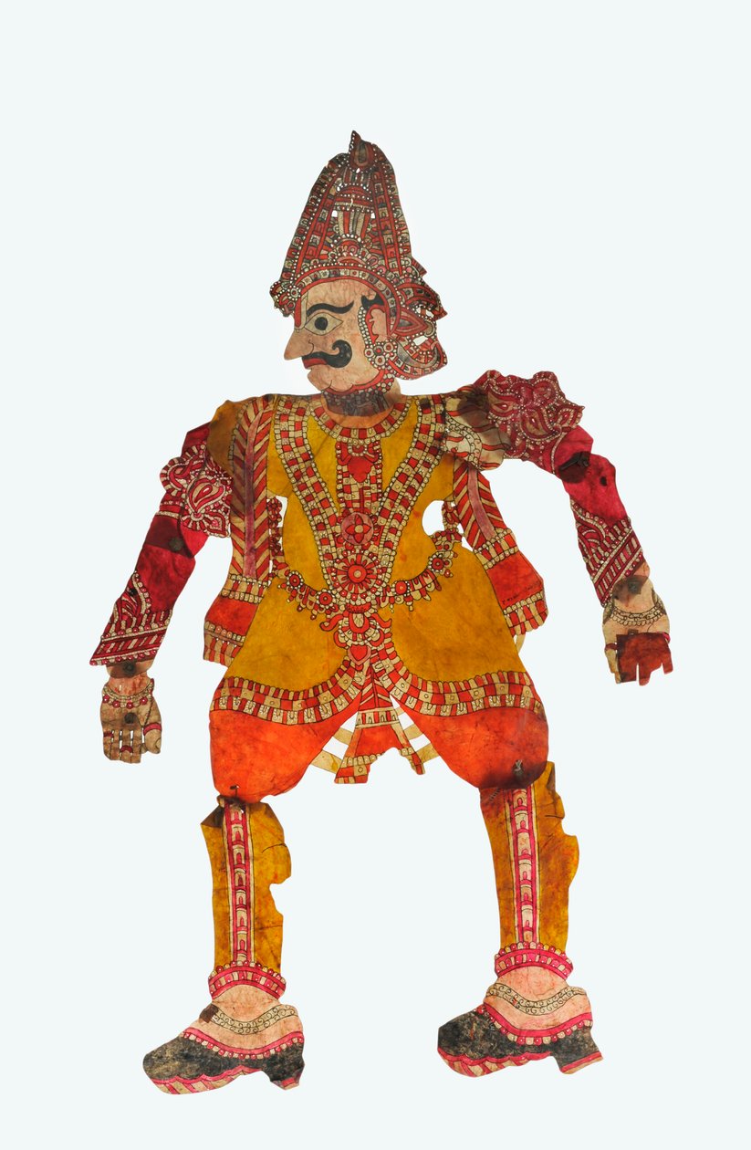 Óriás árnyékbáb Karnatakából (bőr) alkotó: Indian School