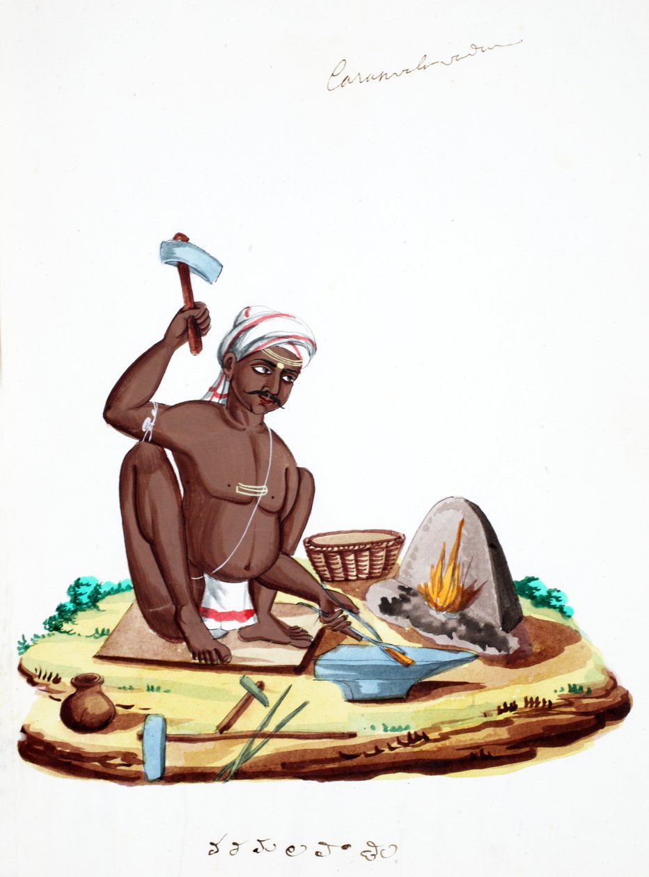 Ötvös (wc papíron) alkotó: Indian School