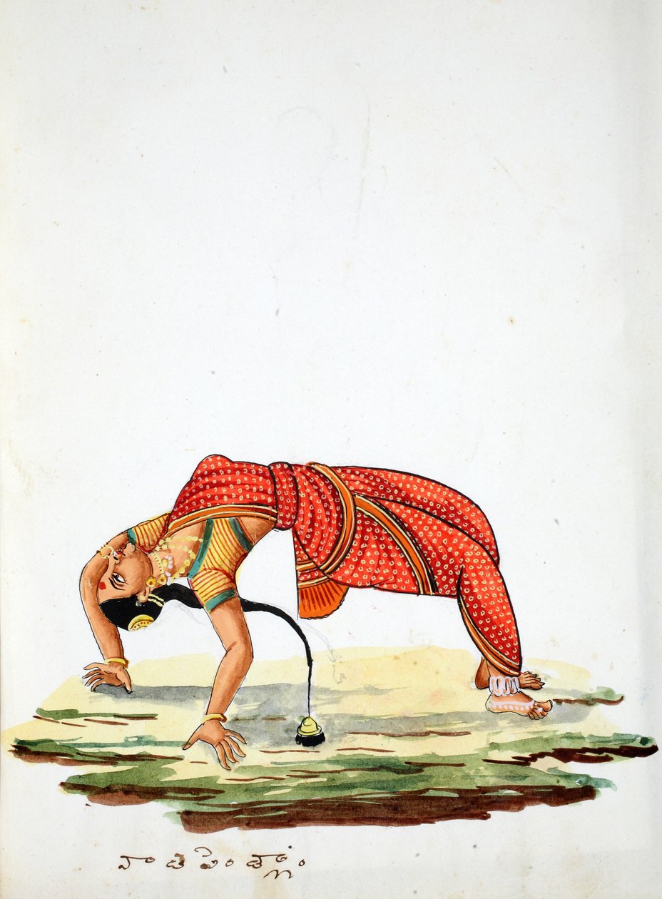 Indiai nő táncol (wc papíron) alkotó: Indian School