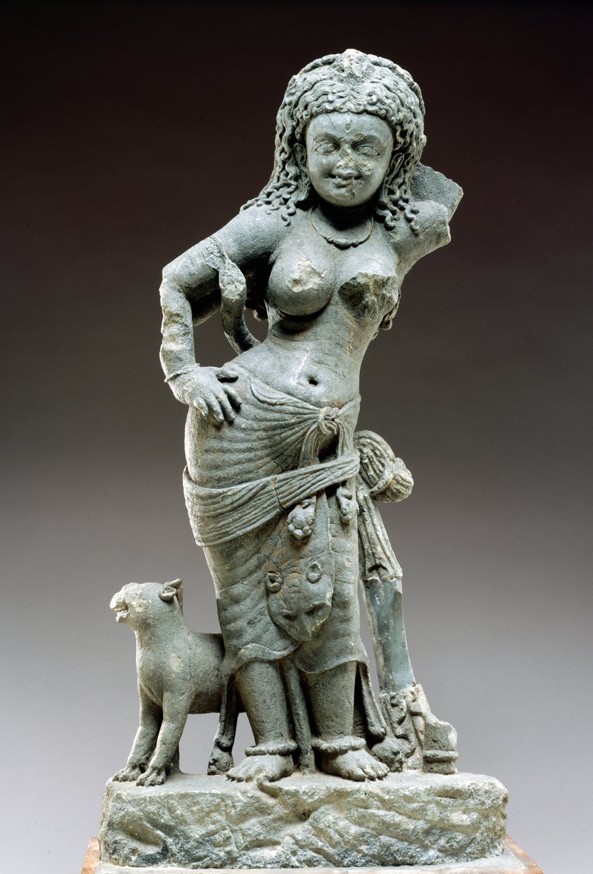 Parvati, Samlaji kultúra, i.sz. 500 (pala) alkotó: Indian School