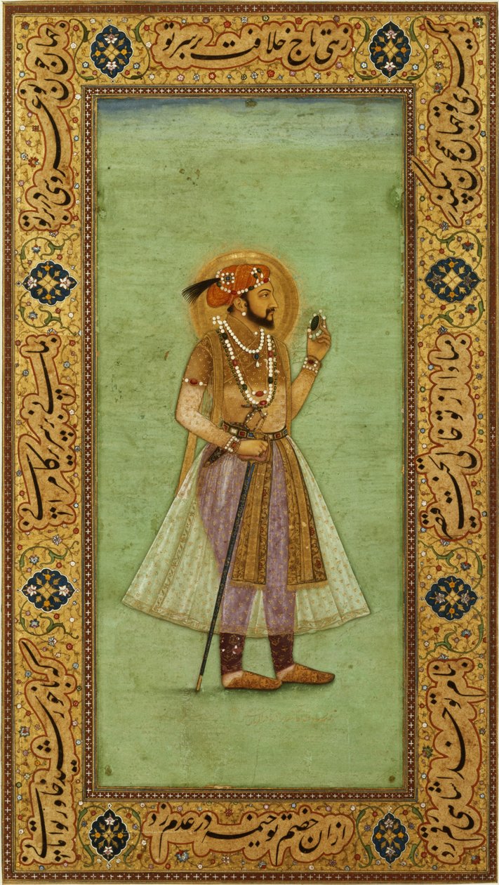Shah Jahan portréja alkotó: Indian School