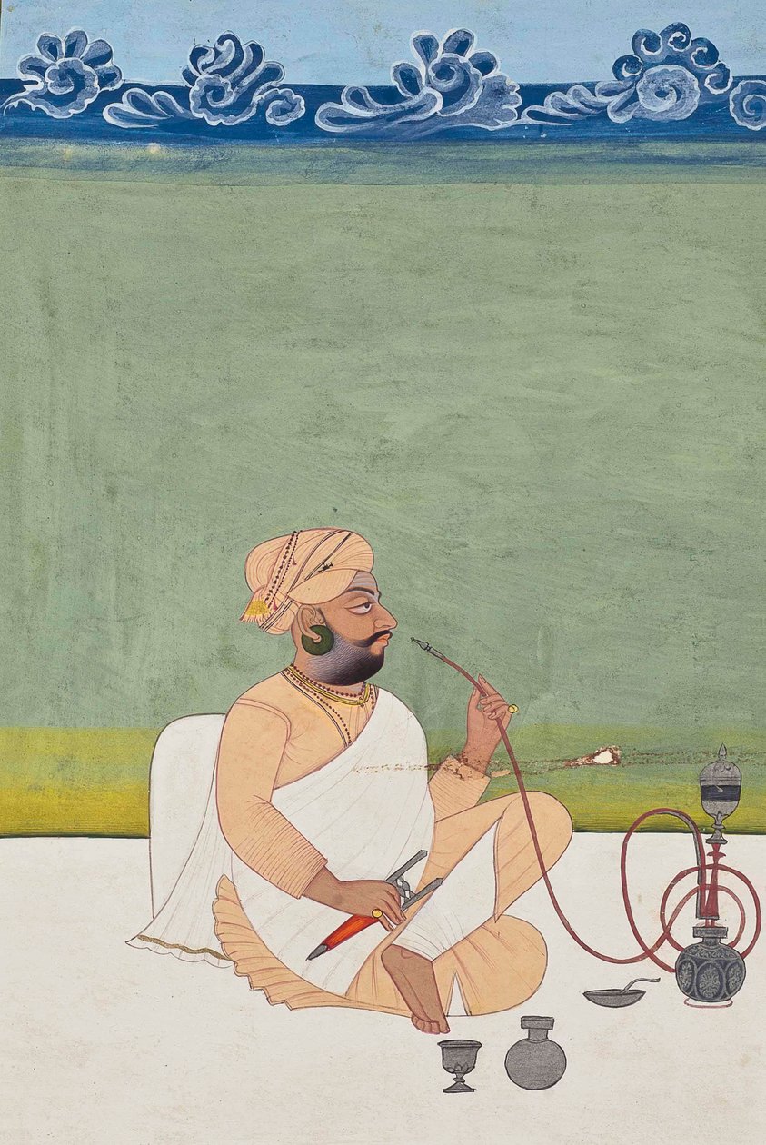 Egy kanphata jógi portréja, 1800 körül alkotó: Indian School