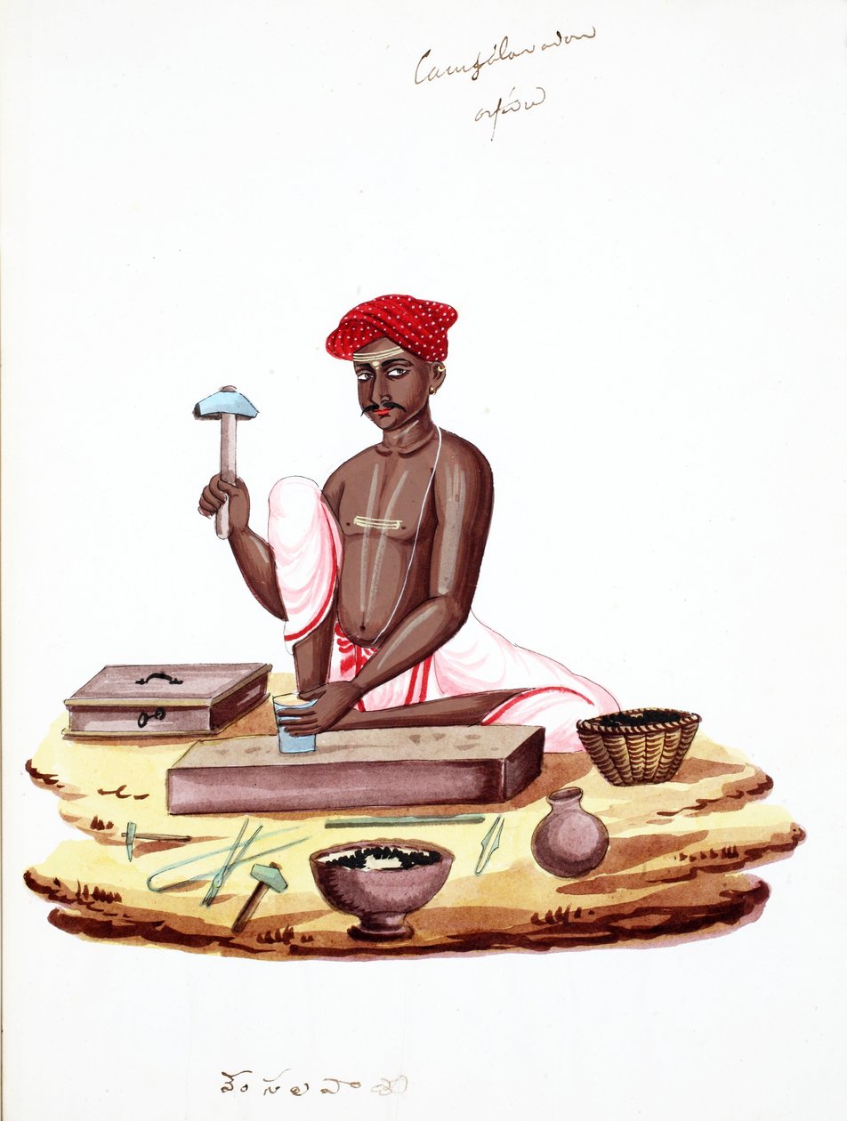 Kőfaragó (wc papíron) alkotó: Indian School