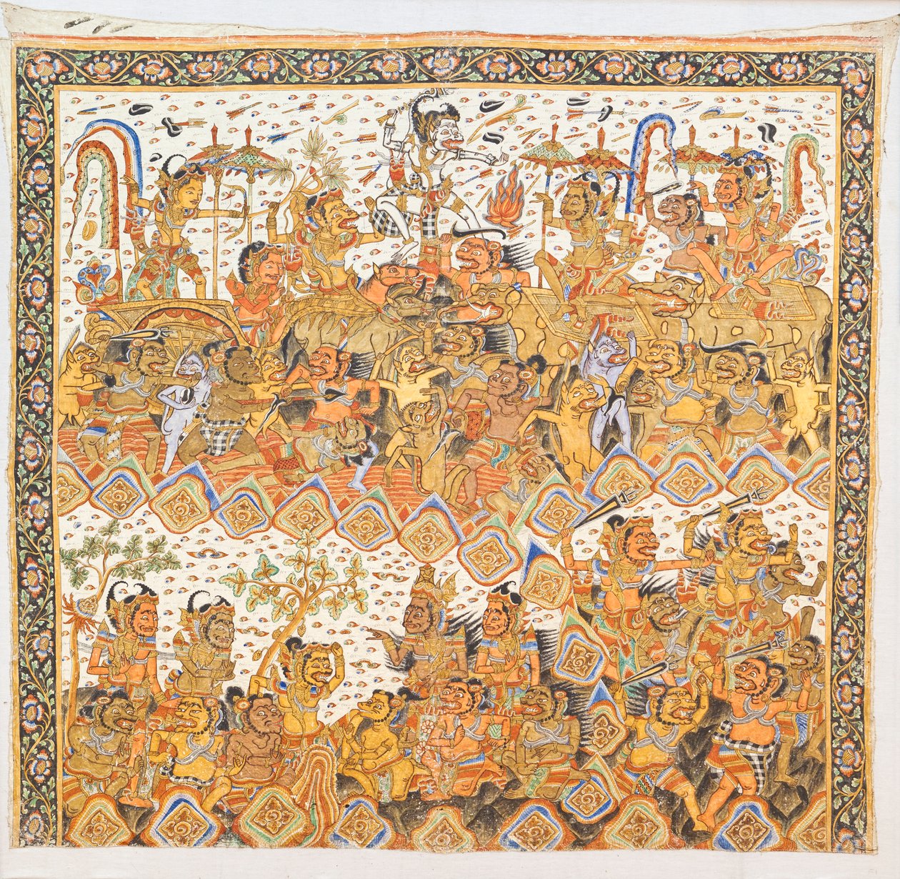 Ramayana (balinéz szín a vásznon) alkotó: Indonesian Indonesian