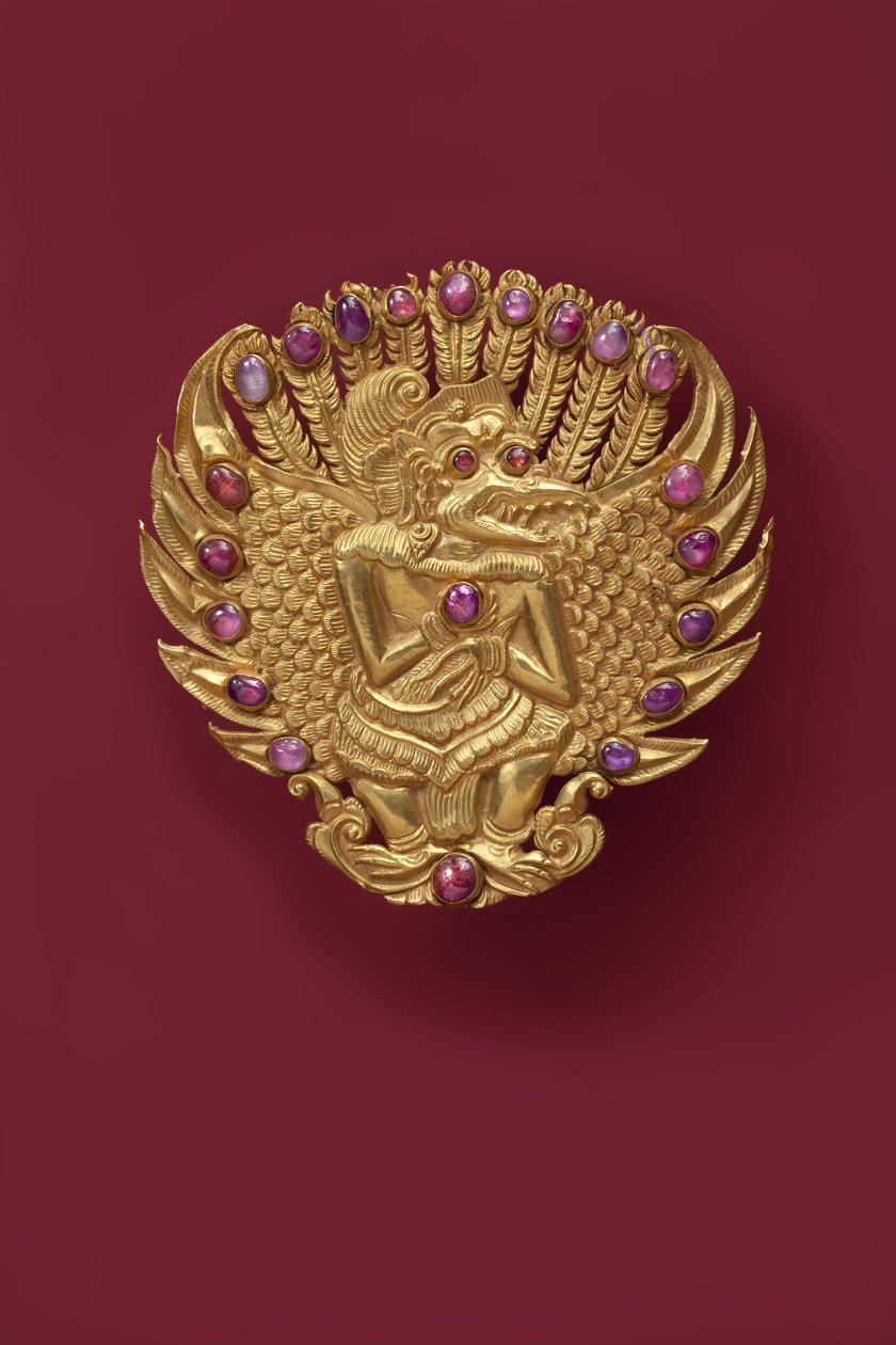 Bross, 19. század vége (arany és rubin) alkotó: Indonesian School