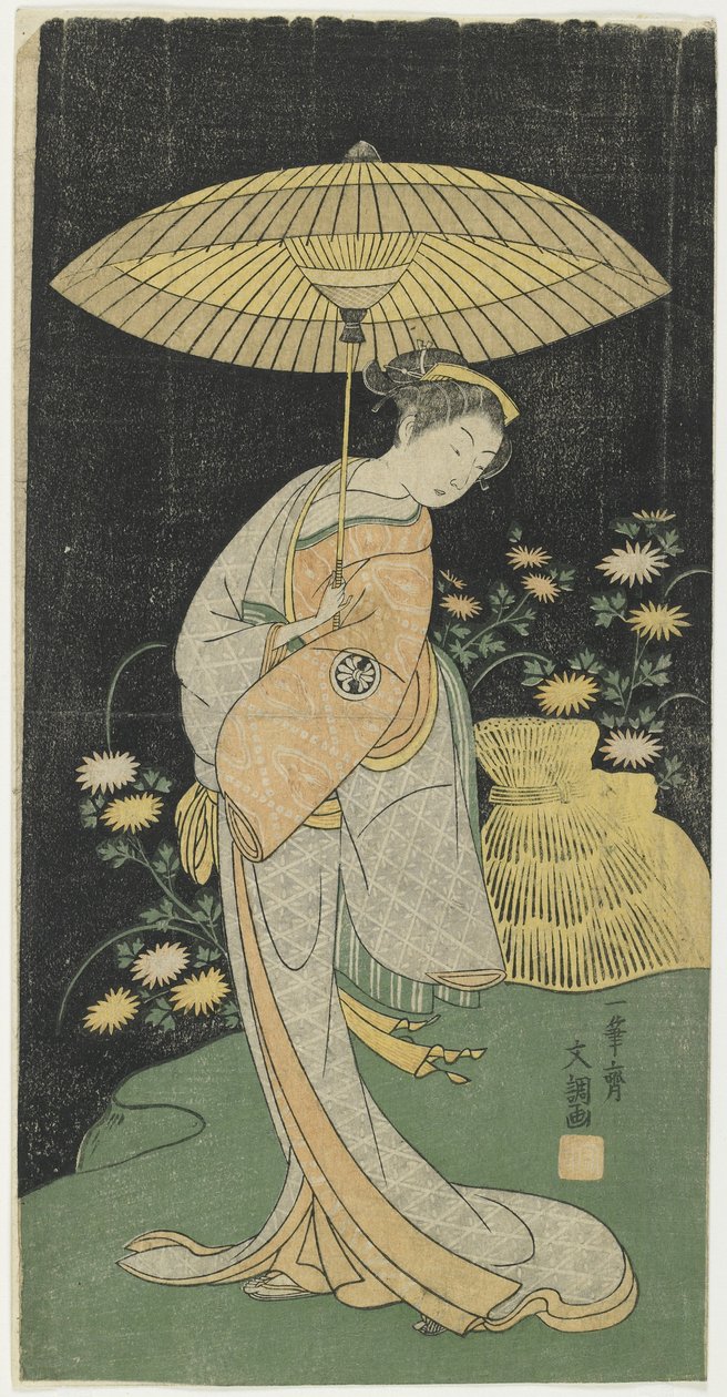 Segawa Kikunojo_ ll, 18. század vége alkotó: Ippitsusai Bunchō