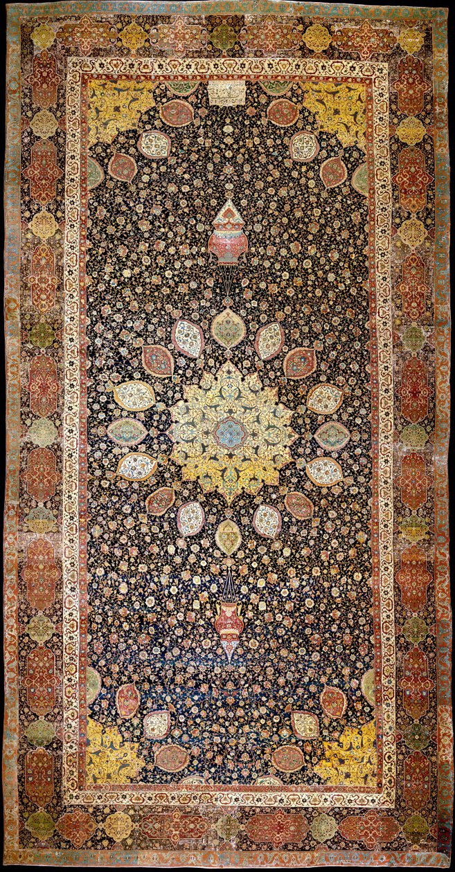 Az Ardabil szőnyeg, 1540 körül alkotó: Iranian Master