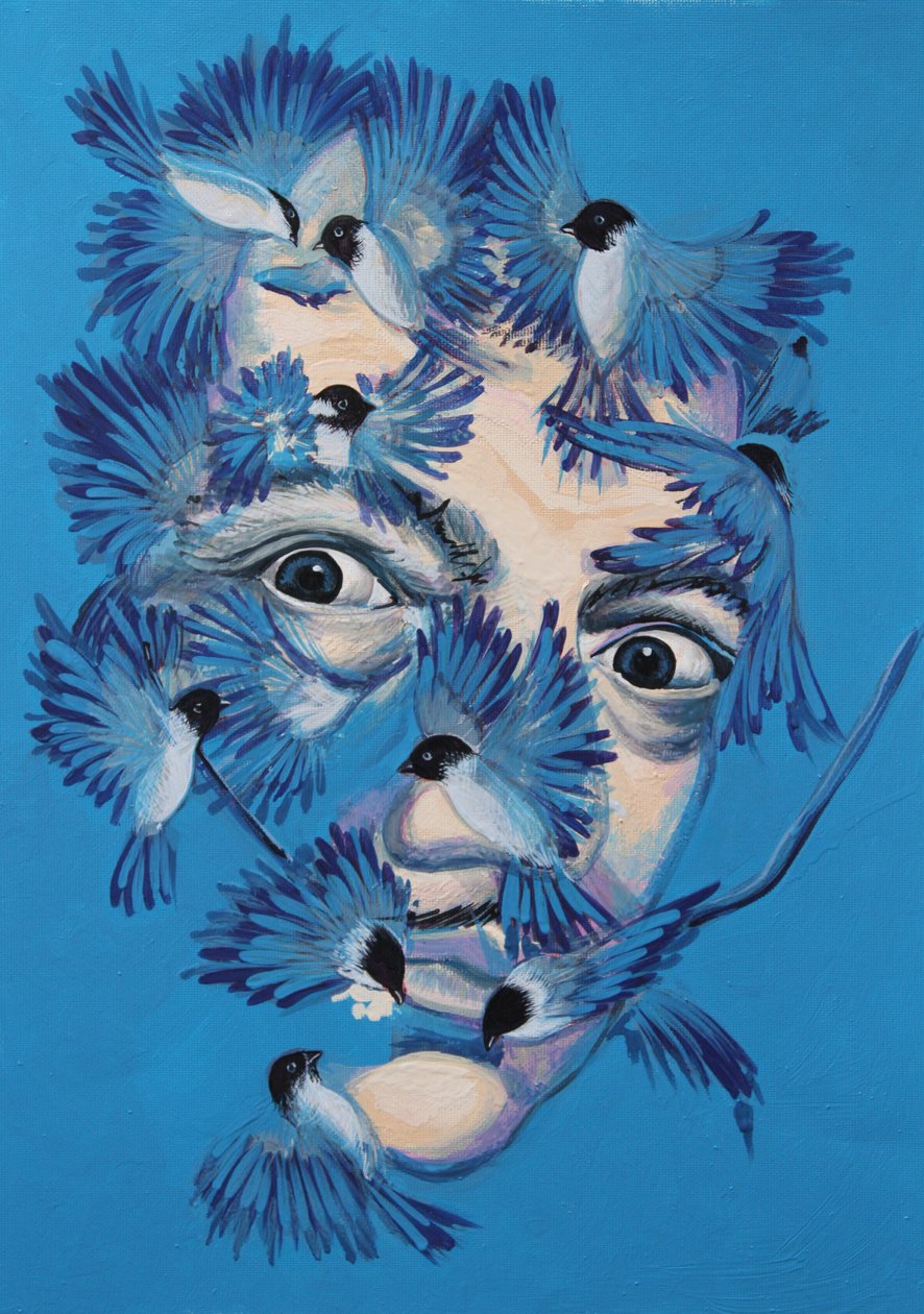 Dalí és Chickadees, 2015 alkotó: Irina Corduban