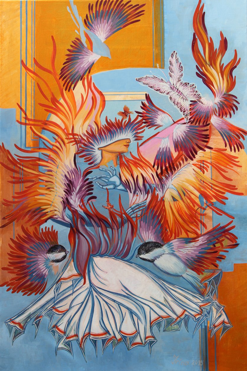 Újra kreált Chickadees, 2015 alkotó: Irina Corduban