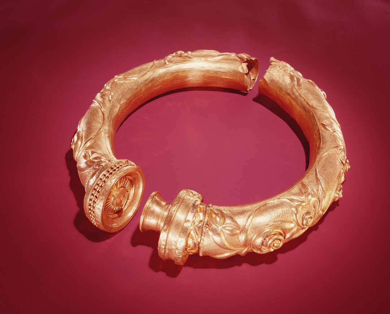 Nyakörv, Broighter, Derry megye, kora vaskor (arany) alkotó: Iron Age
