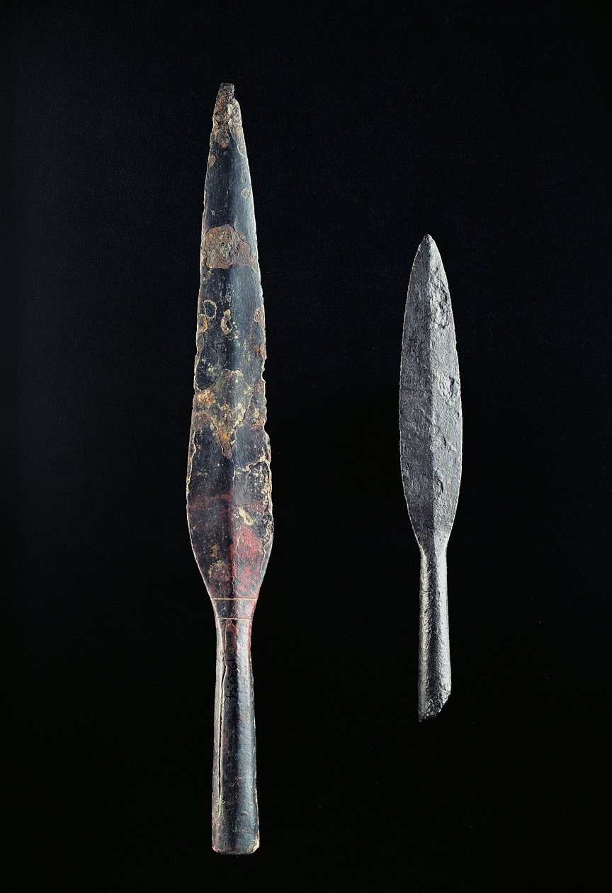 Két lándzsahegy (vas) alkotó: Iron Age