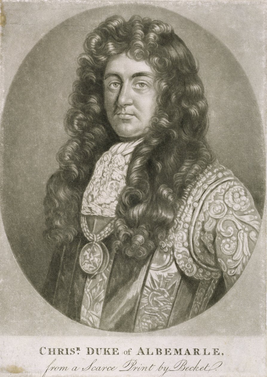 Christopher Monck, Albemarle 2. hercege (1653-88) alkotó: Isaac Becket
