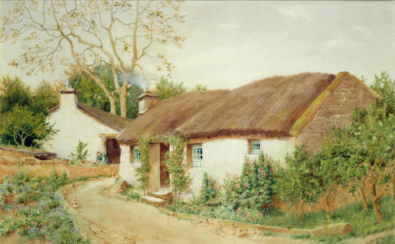 Old Cottage, Colwyn Bay alkotó: Isaac Cooke