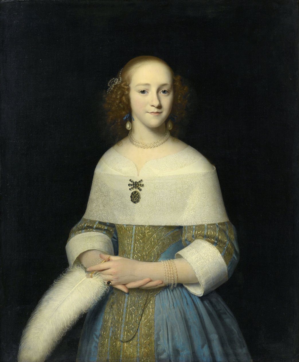 Fiatal hölgy portréja, 1656 alkotó: Isaac Luttichuys