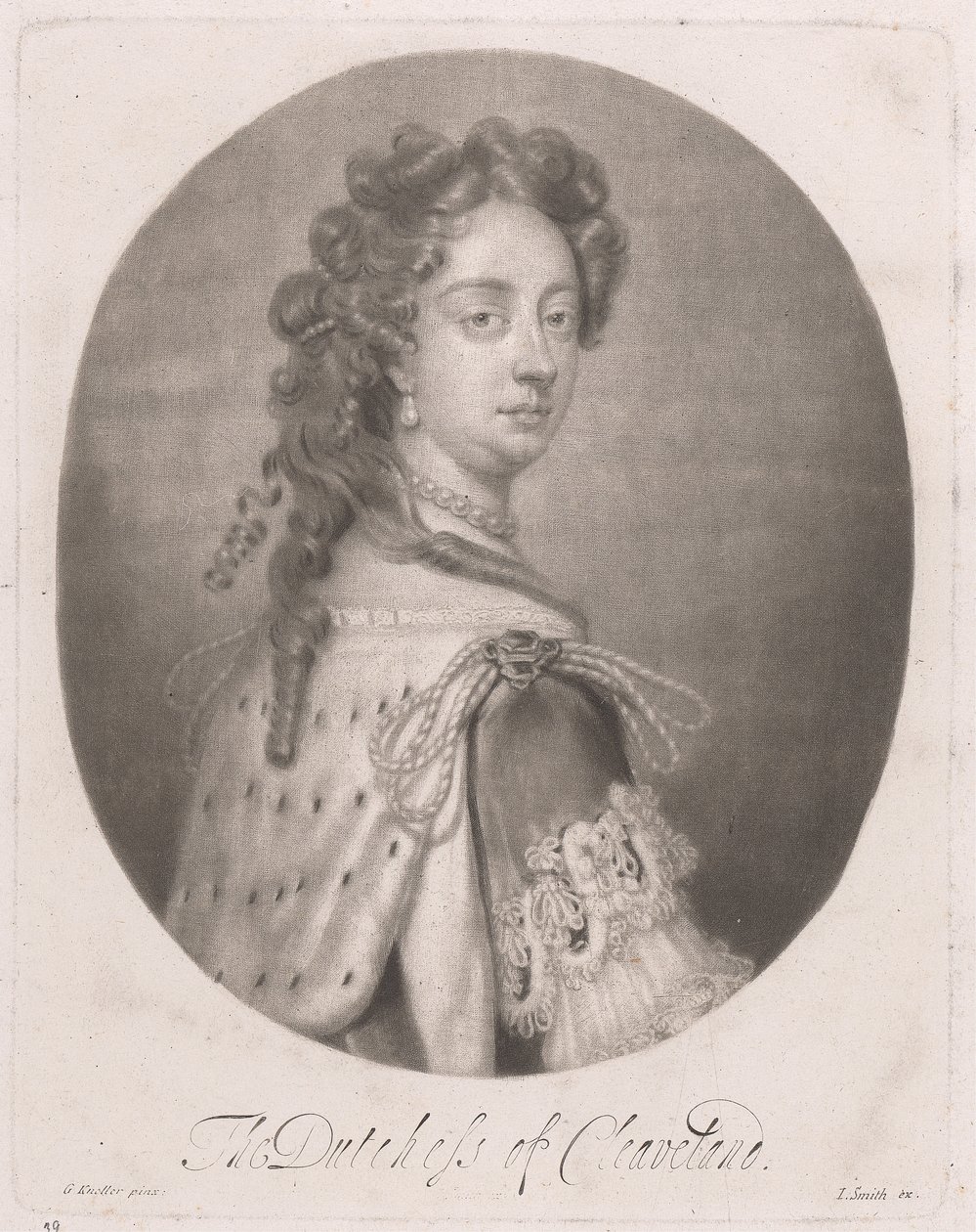 Barbara, Cleveland hercegnője († 1709) alkotó: Isaac Beckett