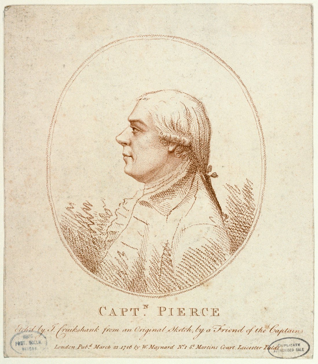 Richard Pierce kapitány alkotó: Isaac Cruikshank
