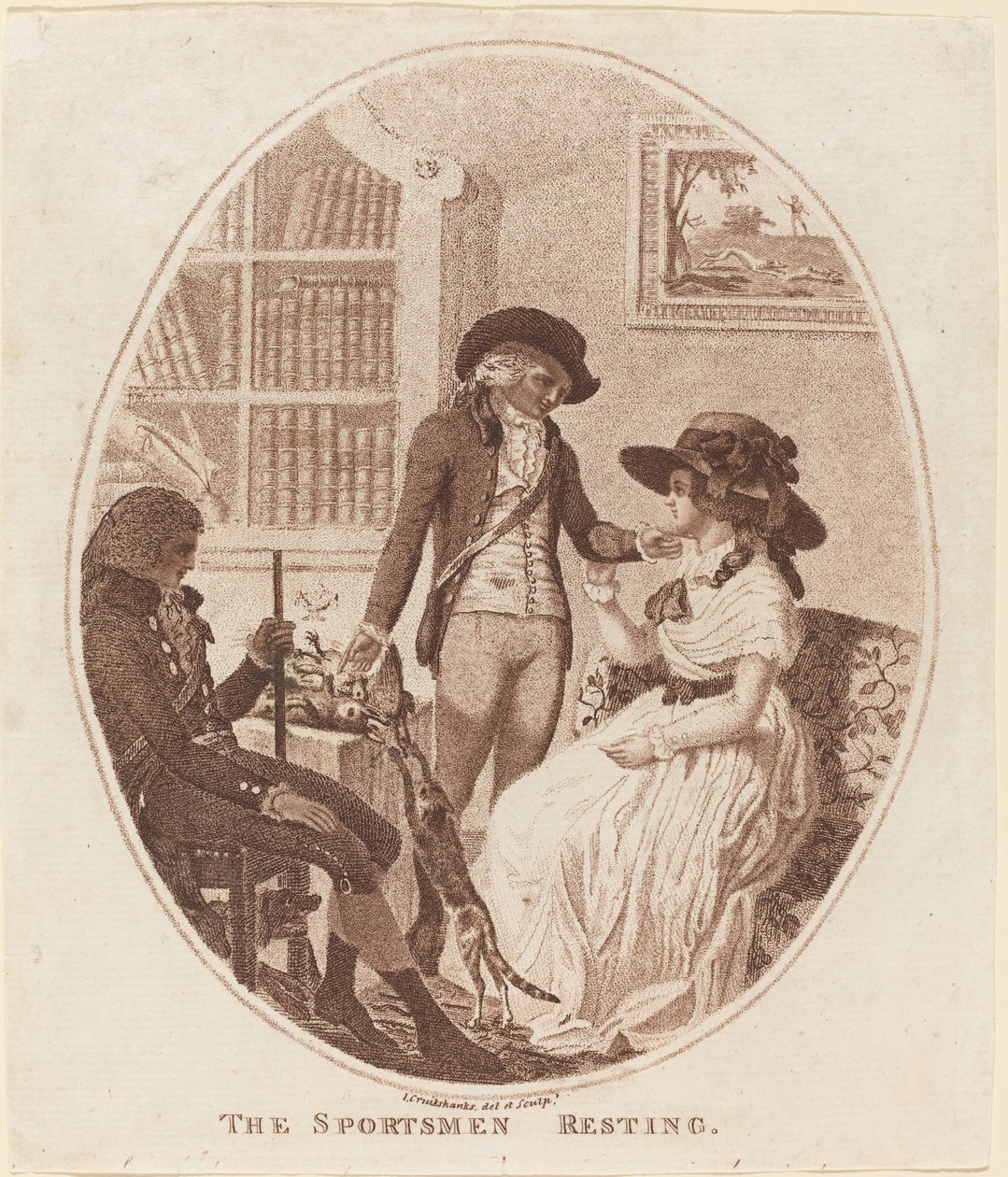 A sportolók pihennek alkotó: Isaac Cruikshank