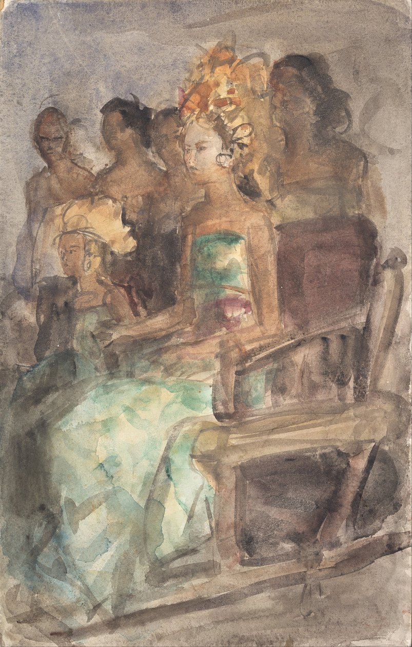 Indonéz hercegnő, 1890 alkotó: Isaac Israels