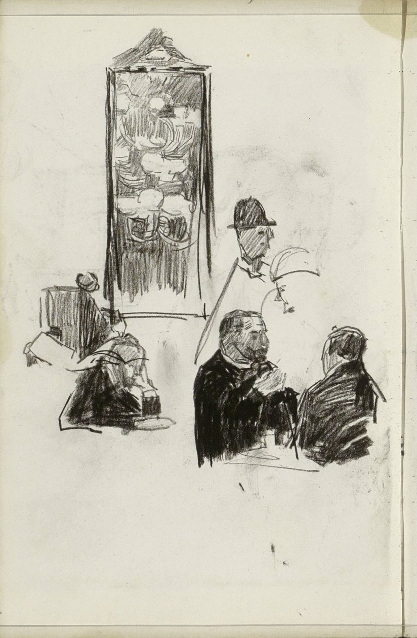 Férfiak egy intézményben alkotó: Isaac Israels