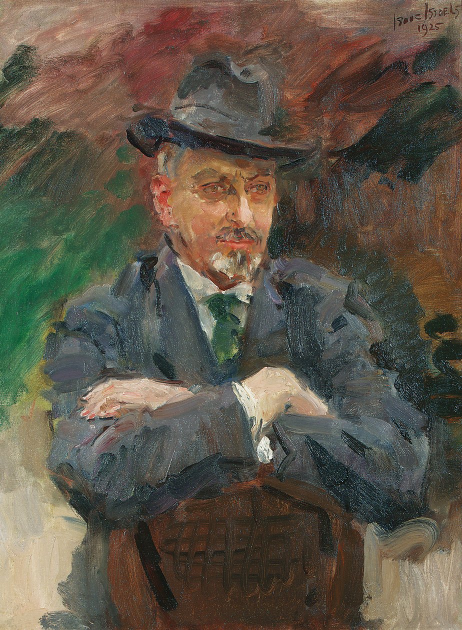 J. Wolterbeek Muller portréja alkotó: Isaac Israels