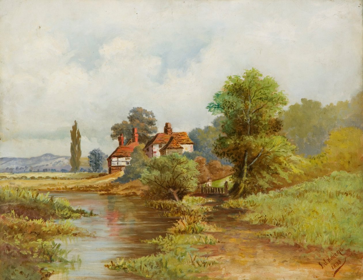 "Táj", 1893 alkotó: Isaac John Williams