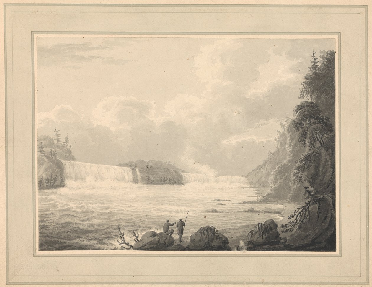 Kilátás a Niagara-vízesésre alkotó: Isaac Weld