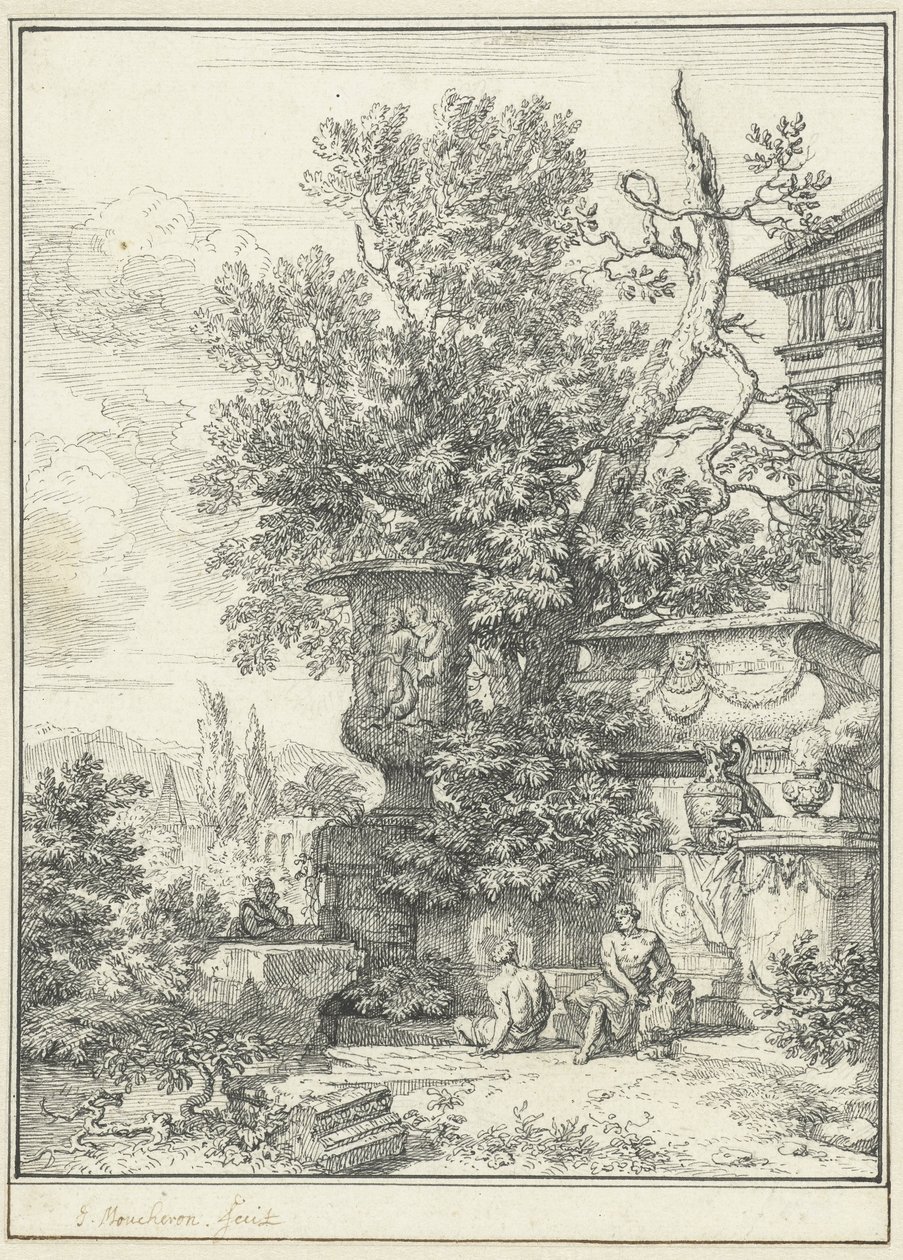 Klasszicista táj alkotó: Isaac de Moucheron