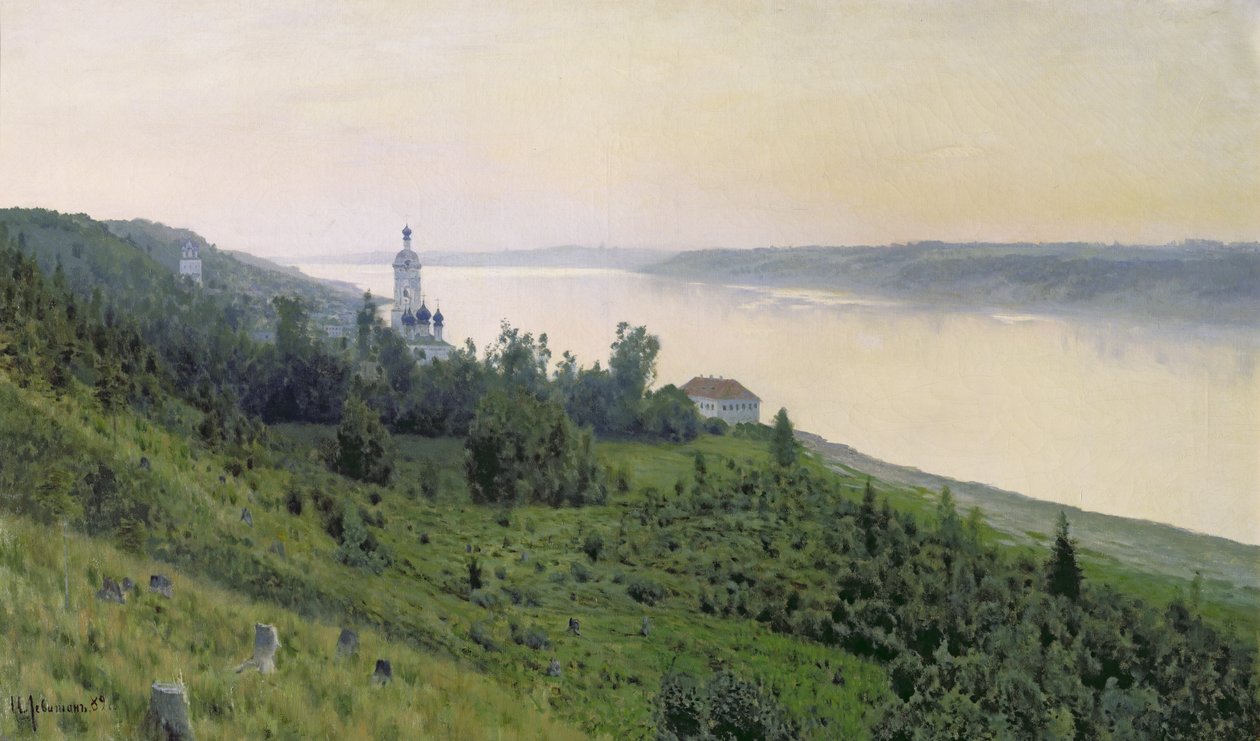 Hideg táj, 1889 alkotó: Isaak Ilyich Levitan