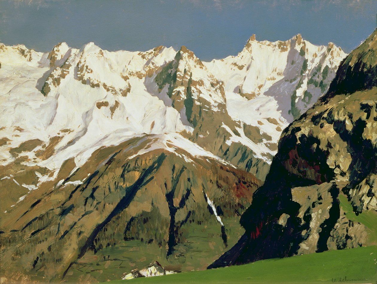 Mont Blanc-hegység, 1897 alkotó: Isaak Ilyich Levitan