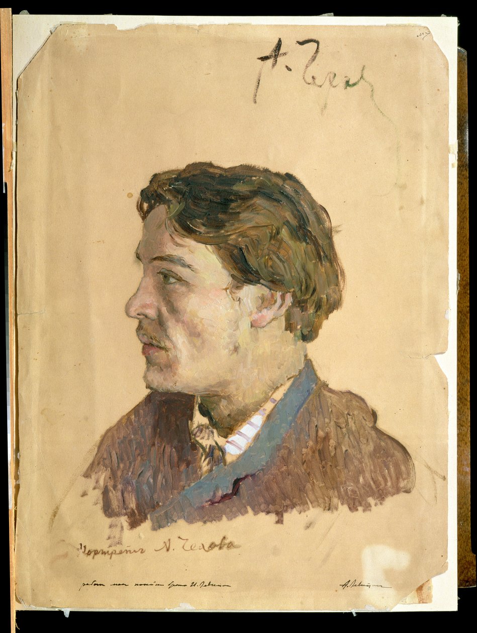 Anton Csehov portréja (1860-1904) alkotó: Isaak Ilyich Levitan