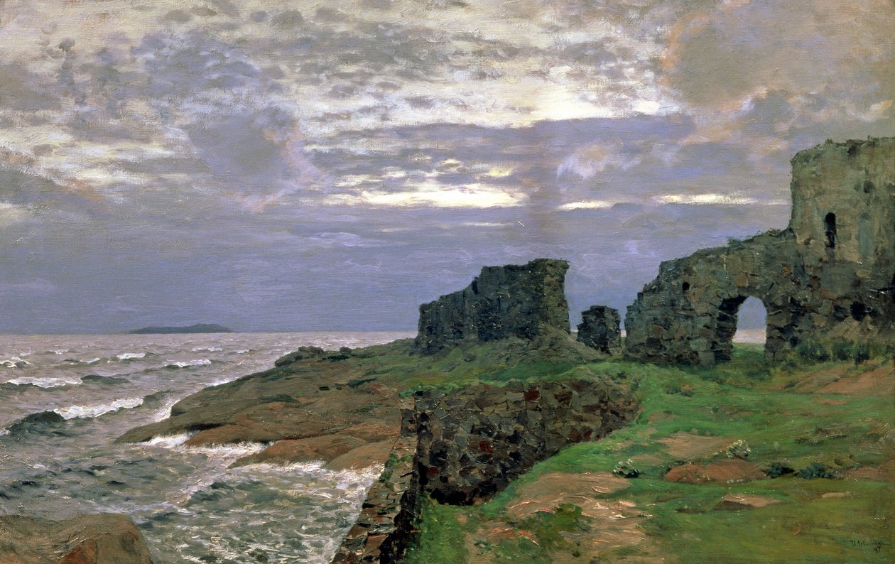 Elmúlt napok maradványai, Twilight, Finnország, 1897 alkotó: Isaak Ilyich Levitan