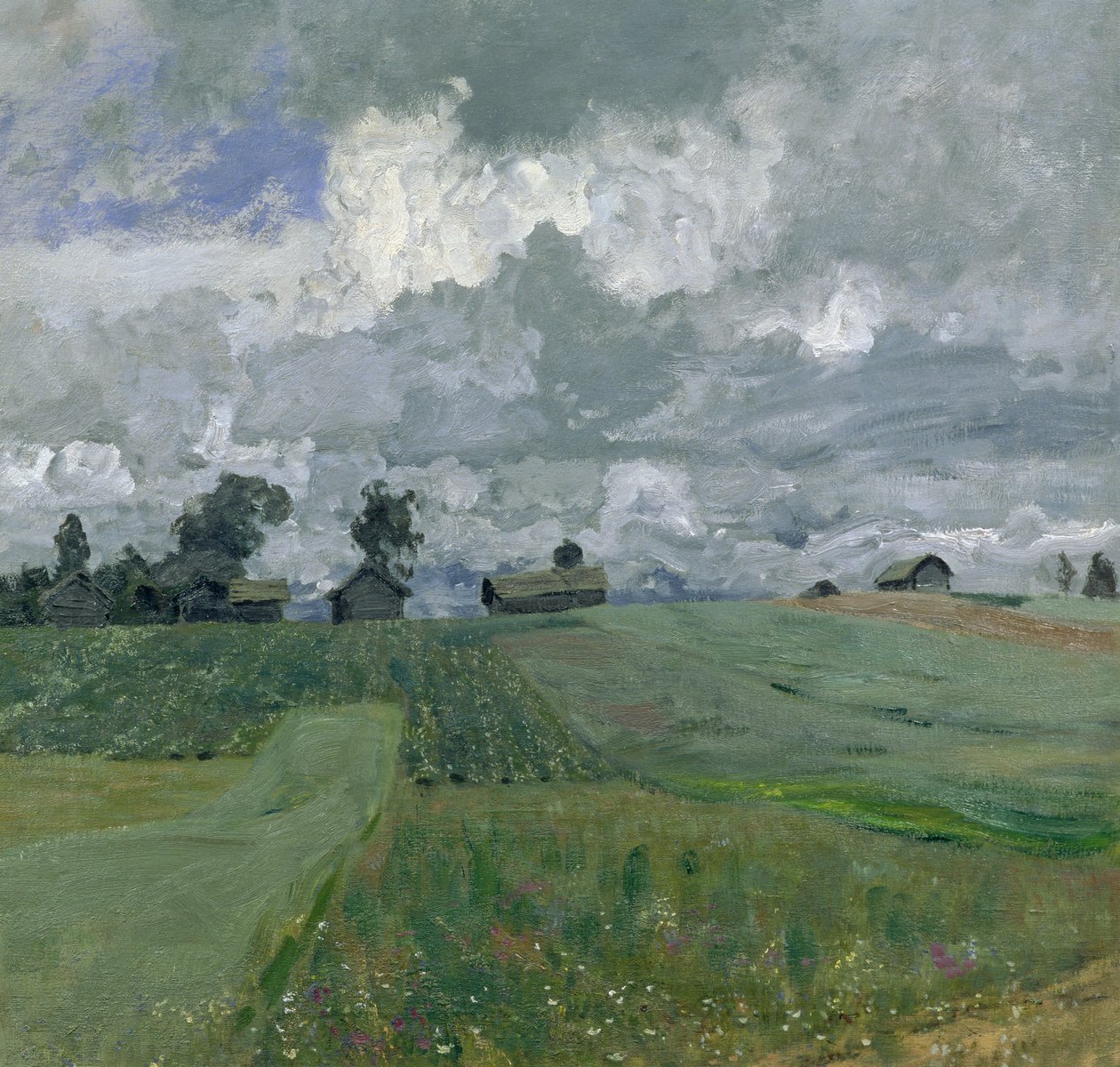 Viharos nap, 1897 alkotó: Isaak Ilyich Levitan