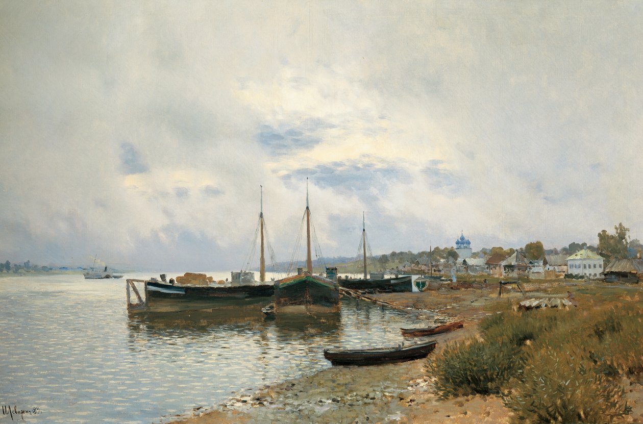 Eső után. Plyos, 1889. alkotó: Isaak Ilyich Levitan