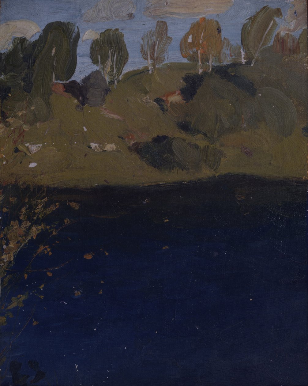 Egy tónál. Ősz, 1890-es évek alkotó: Isaak Ilyich Levitan
