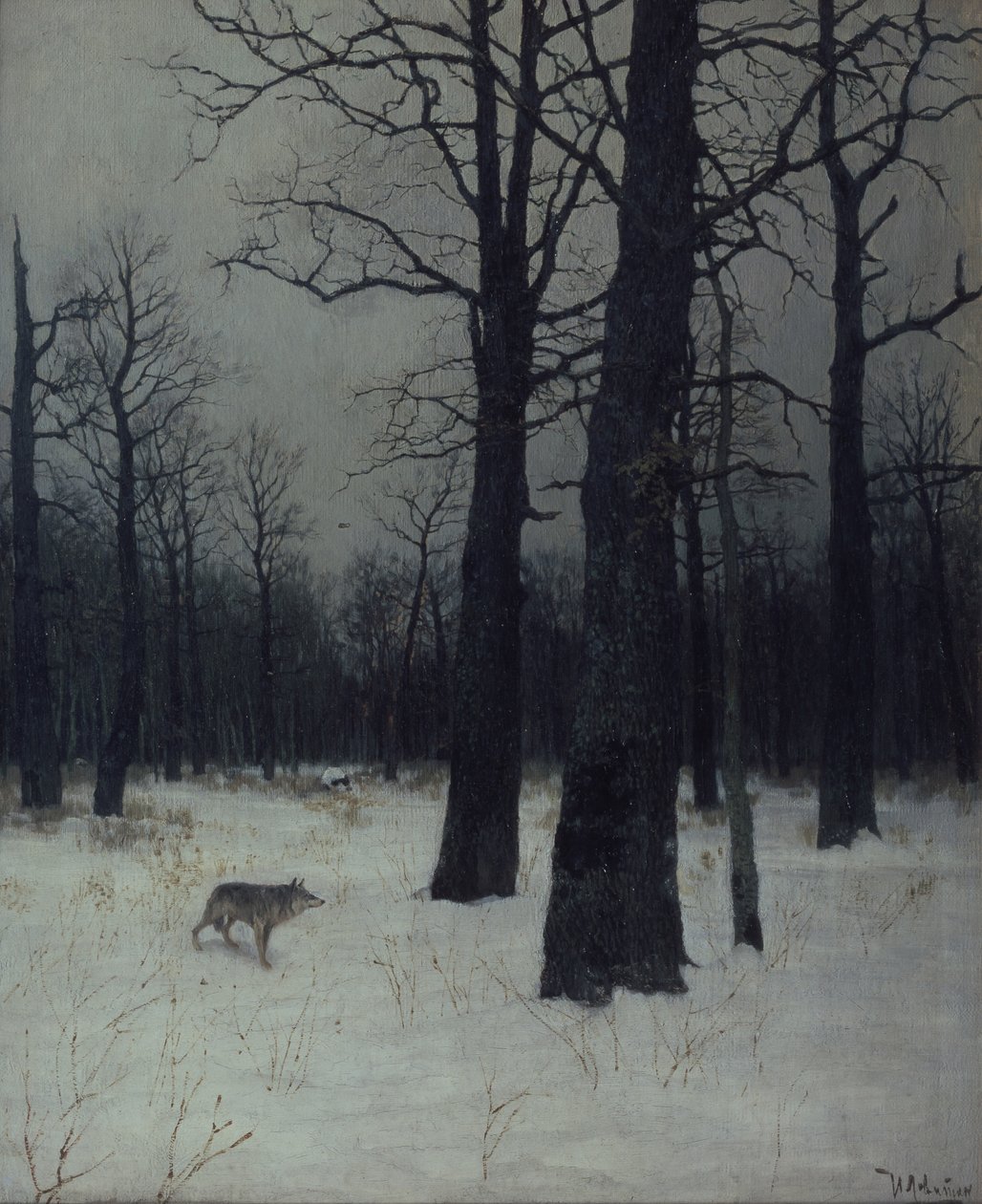 Erdő télen, 1885 alkotó: Isaak Ilyich Levitan