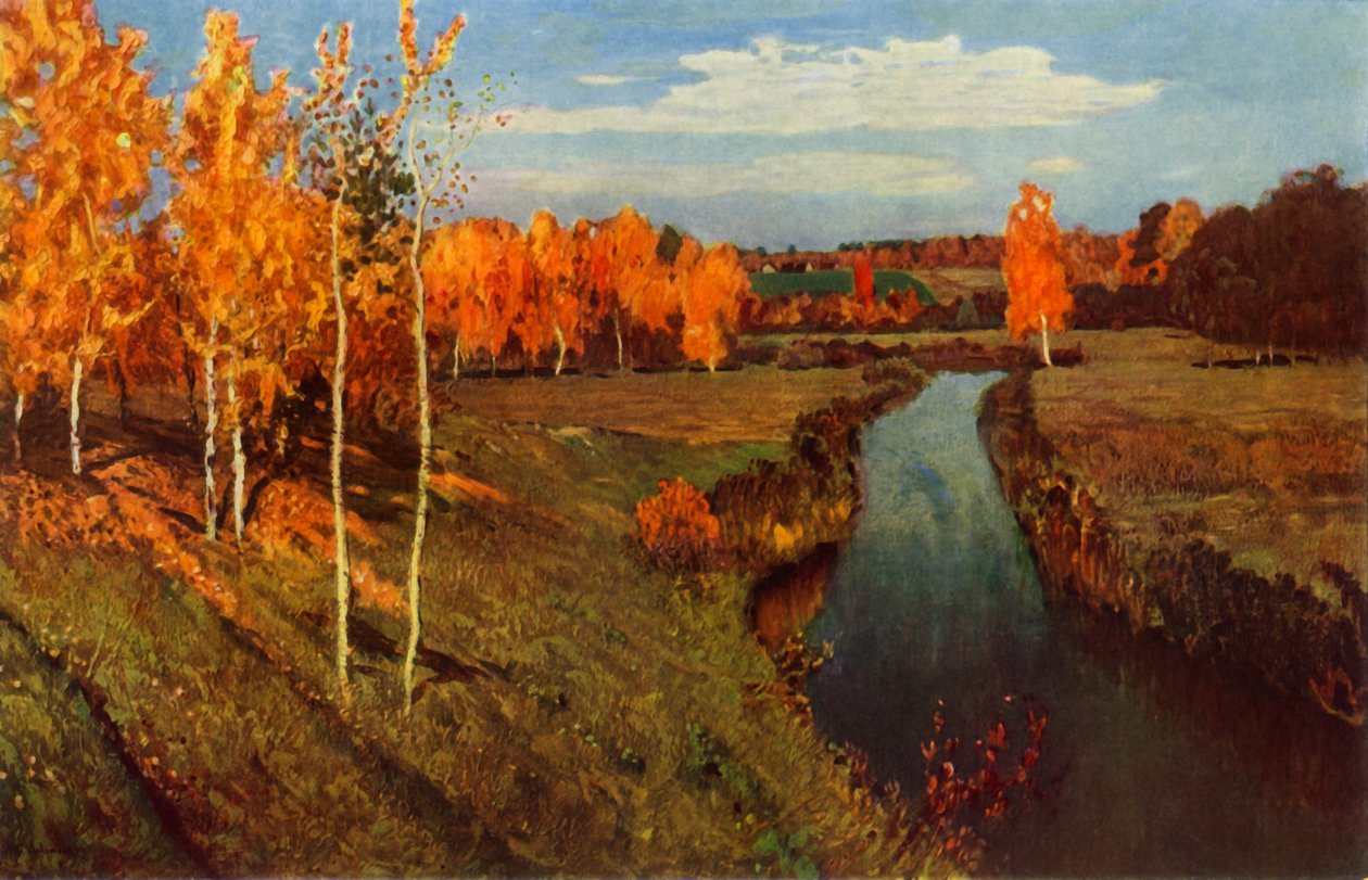 Arany ősz, 1895, 1965. alkotó: Isaak Ilyich Levitan