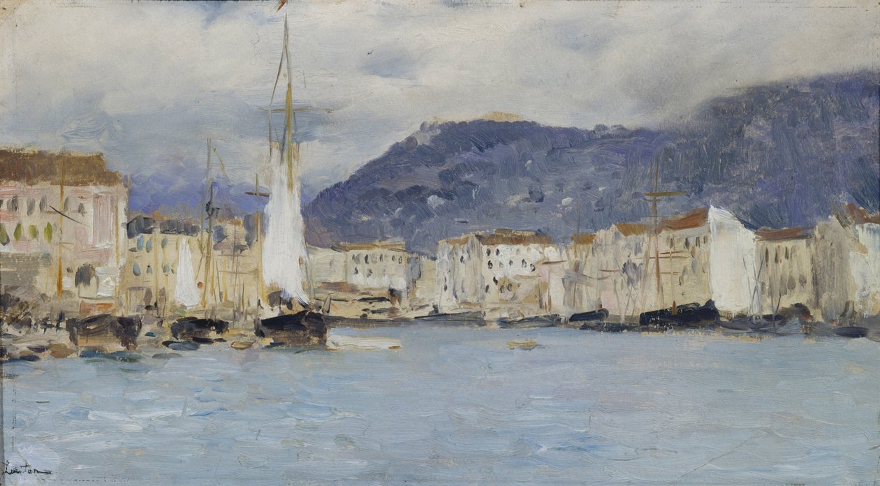 Olasz táj, 1890 alkotó: Isaak Ilyich Levitan
