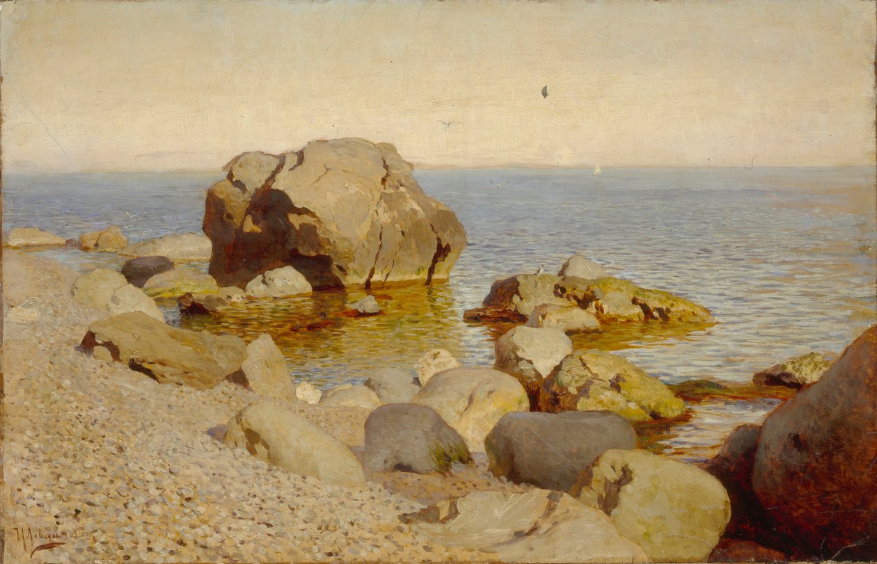 Tengerpart. A Krím, 1886 alkotó: Isaak Ilyich Levitan