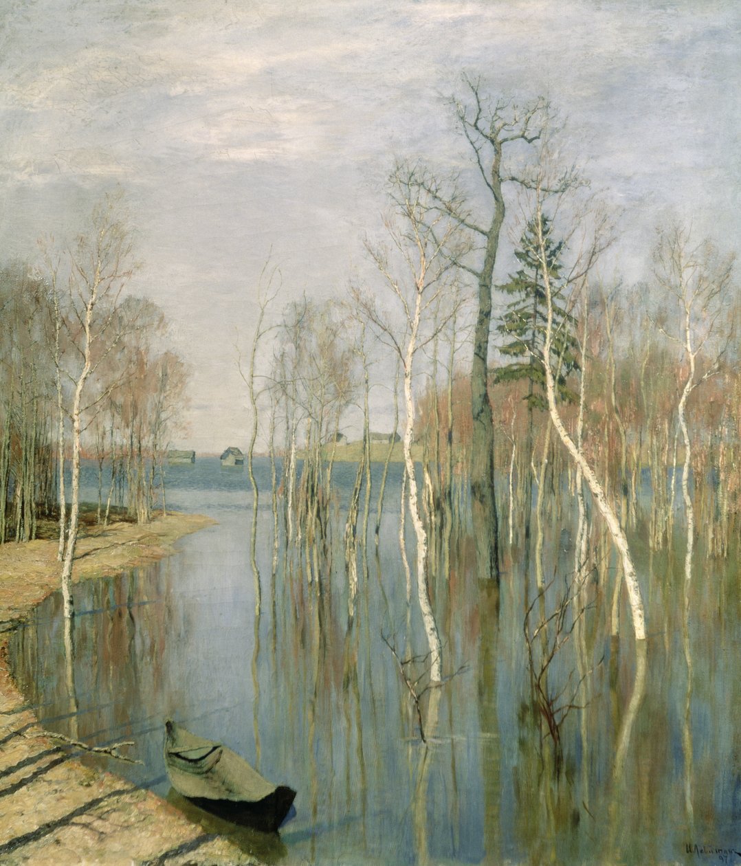 Forrás, magas vízállás, 1897 alkotó: Isaak Ilyich Levitan
