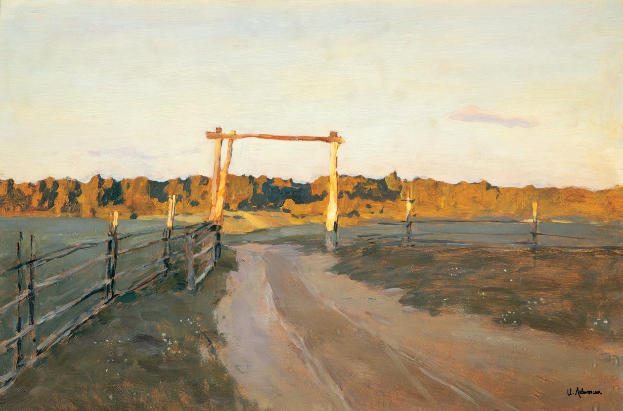 Nyári este, 1900. alkotó: Isaak Ilyich Levitan