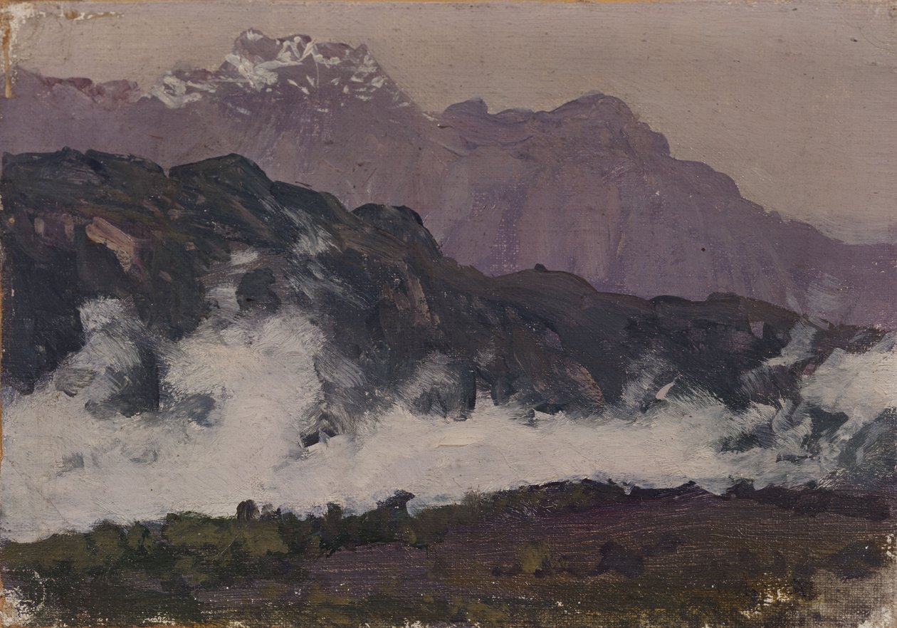 Az Alpok, 1897 alkotó: Isaak Ilyich Levitan