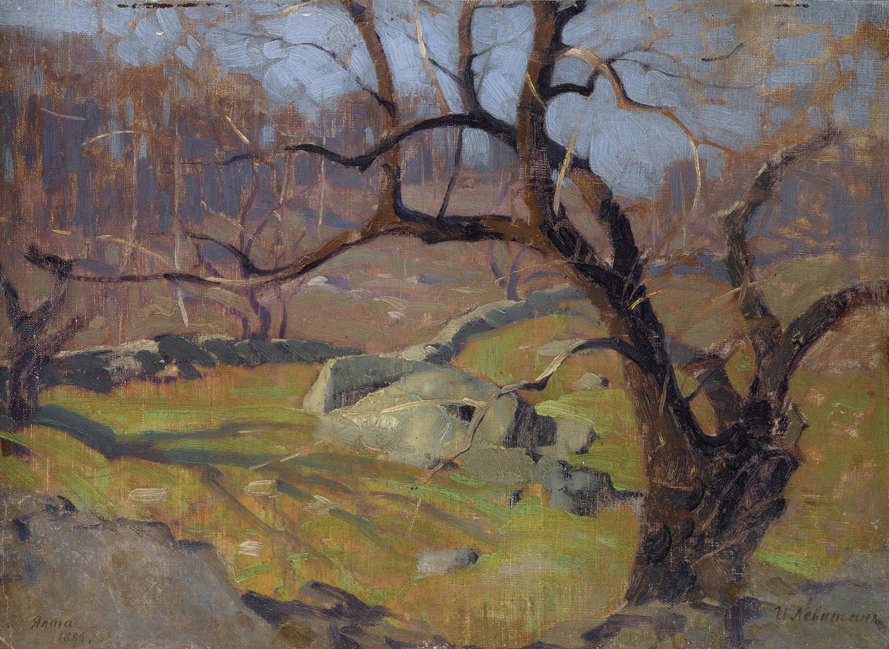 Kilátás Jalta mellett, 1886 alkotó: Isaak Ilyich Levitan