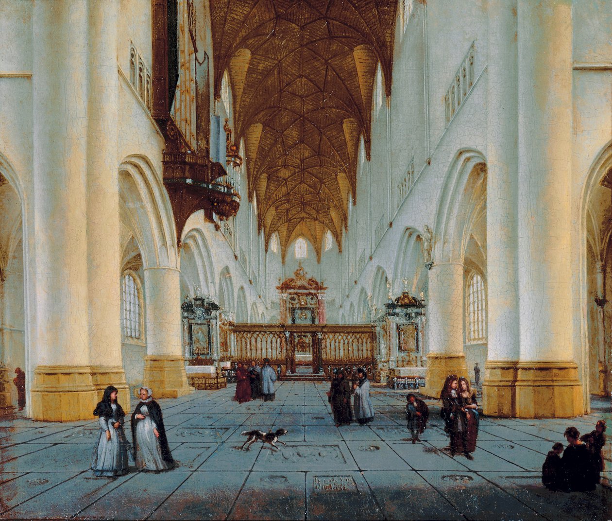 St. Bavo belseje, Haarlem alkotó: Isaak Nickelen
