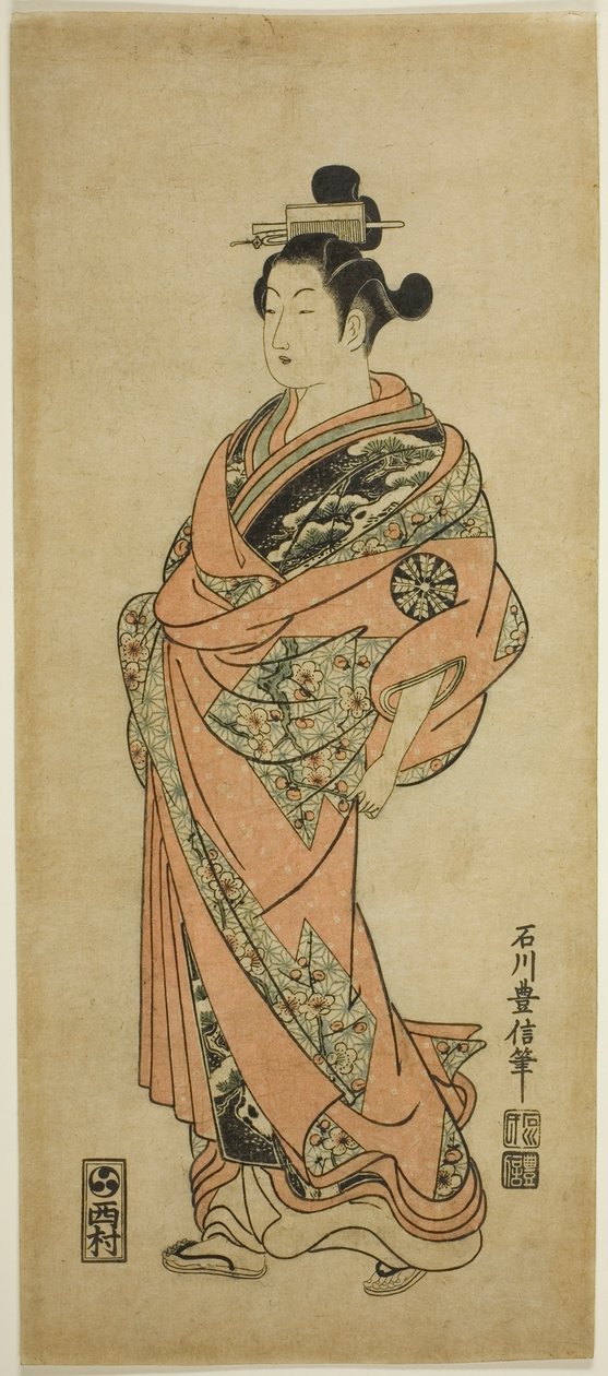 A színész Nakamura Tomijuro I alkotó: Ishikawa Toyonobu